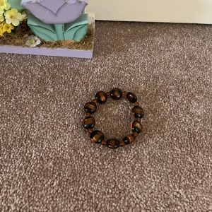 Beaded Amber Bracelet